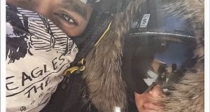 Kim Kardashian and Kanye West's romantic ski-trip