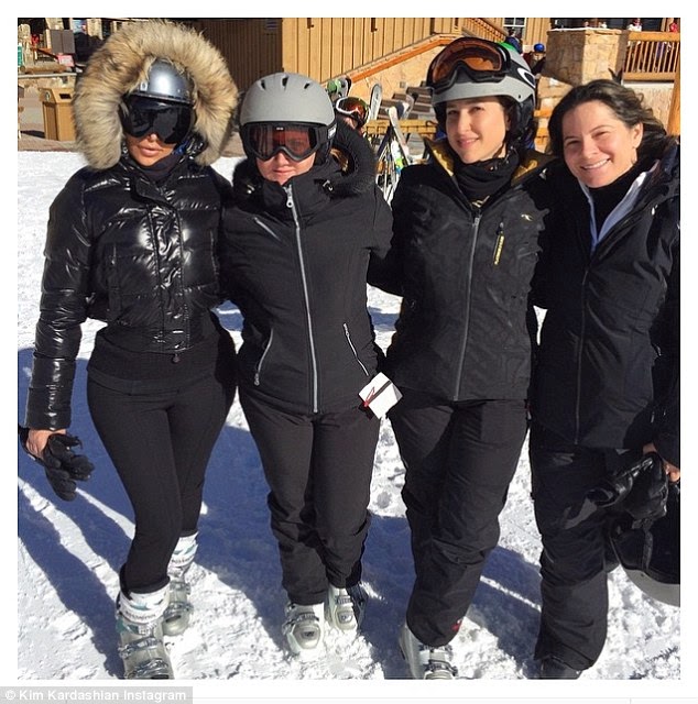 Kim Kardashian and Kanye West's romantic ski-trip NaijaVibe