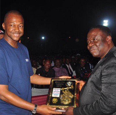 Mr Ibu awarded Best Comedian of the Year by Enugu state govt
