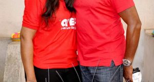 Omotola and her husband