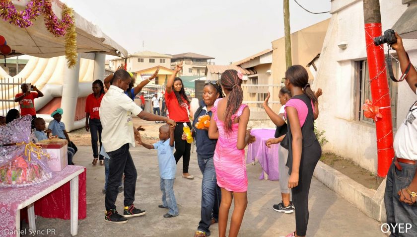 Omotola and her husband host orphans NaijaVibe