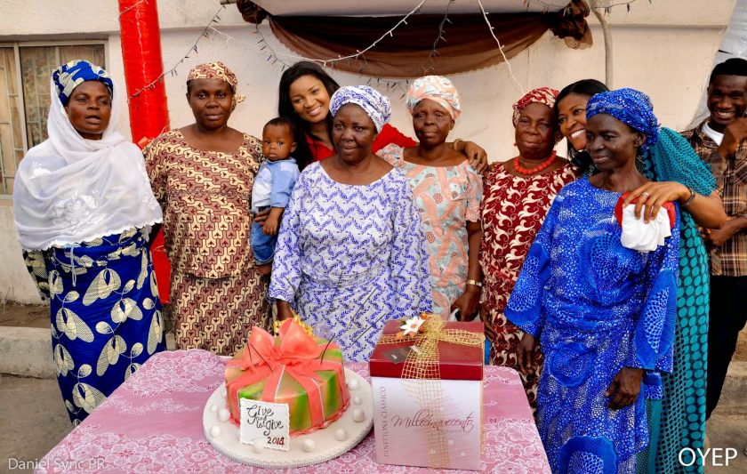 Omotola and her husband host widows NaijaVibe