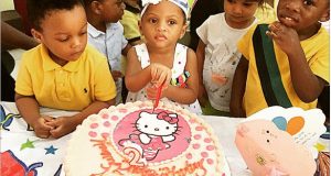 Peter Okoye's daughter celebrates second birthday in school