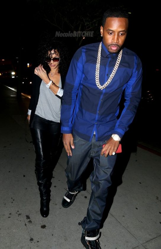 Safaree with new girlfriend