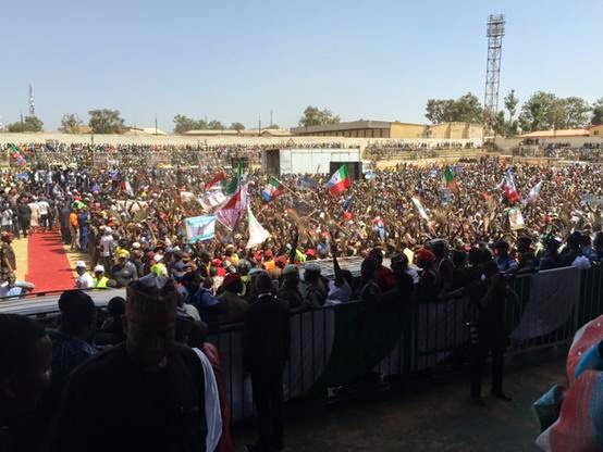 Stampede at Buhari's campaign in Jos
