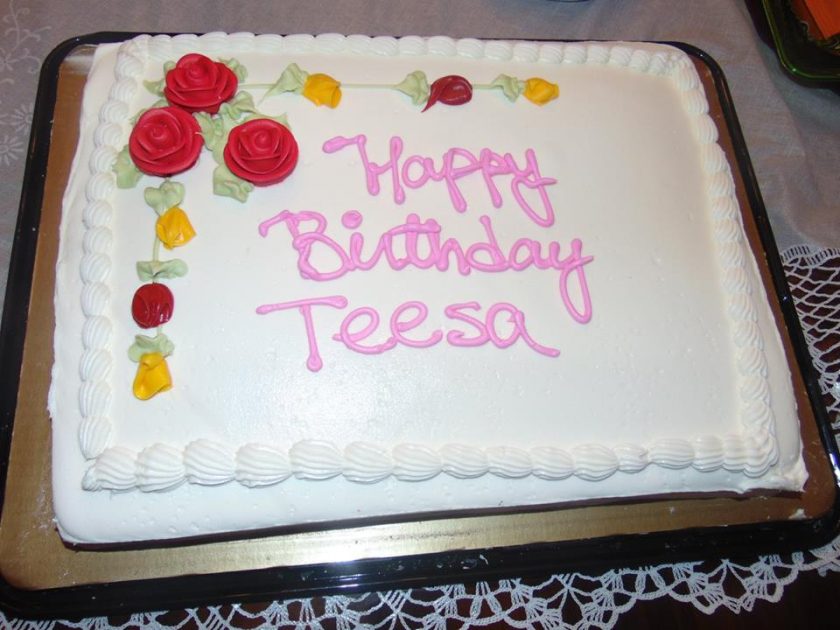 Tessa's birthday cake