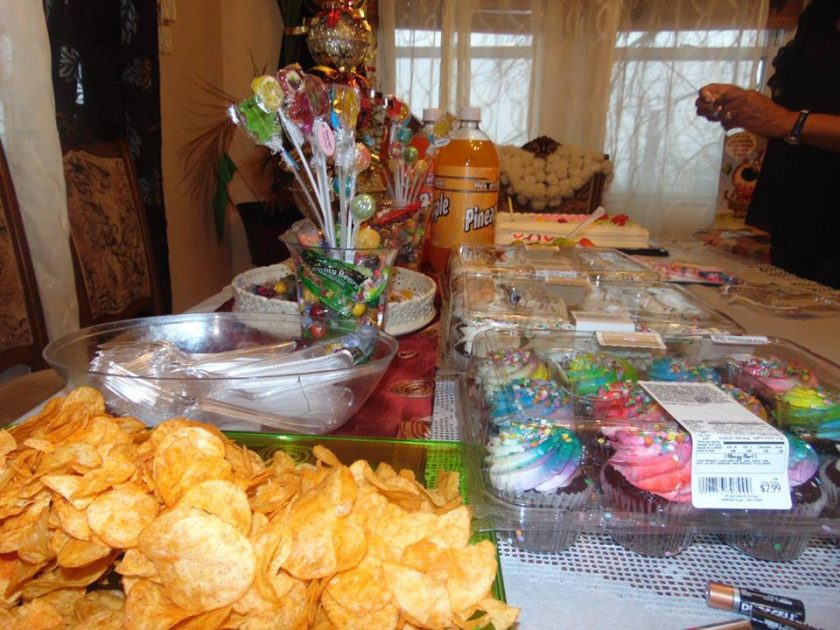 Tessa's birthday food