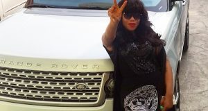 Toyin Lawani shows off her brand new Range Rover SUV