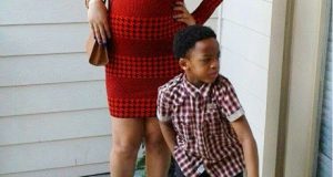 Adaeze Yobo & son step out in style