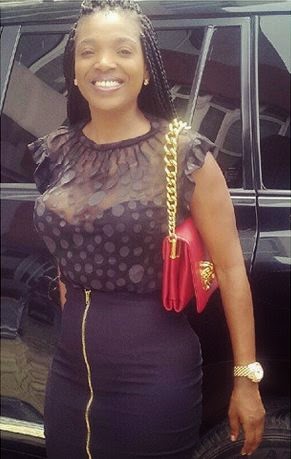Annie Idibia flaunts curves in all black outfit