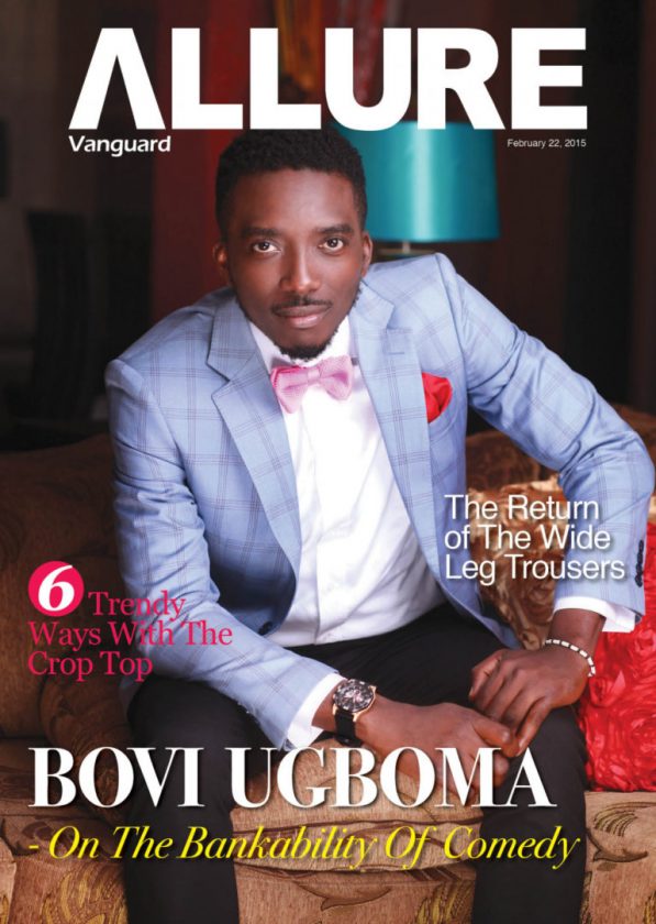 Bovi covers the new issue of Allure Vanguard