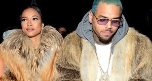 Chris Brown and Karrueche loved up