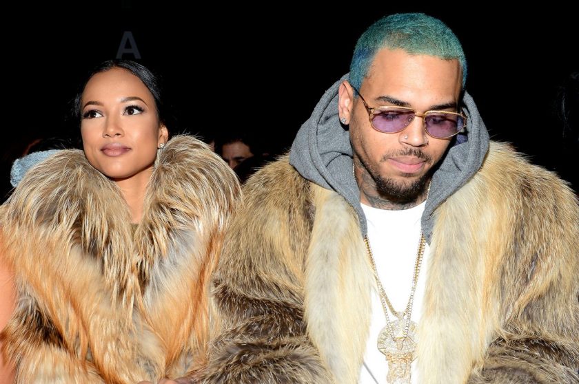 Chris Brown and Karrueche loved up