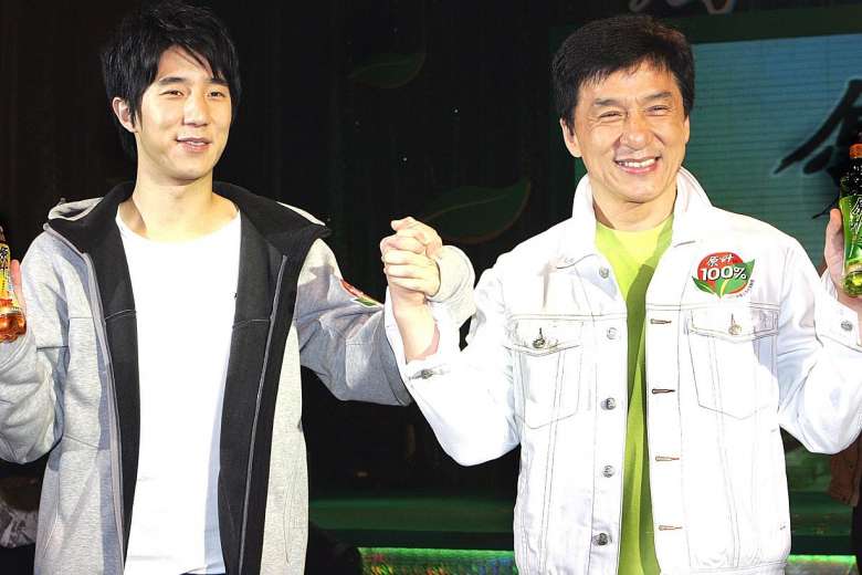 Jaycee Chan and Jackie Chan