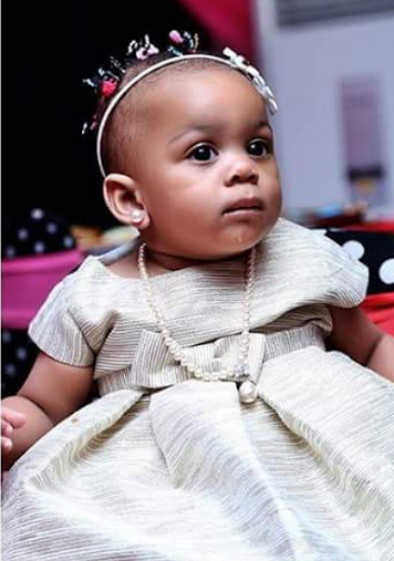 Kaffy and Joseph Ameh's daughter