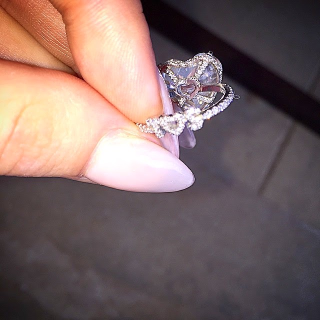 Lady Gaga diamond engagement ring