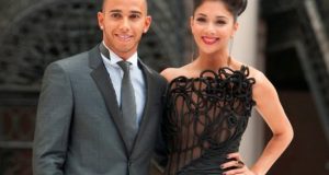 Nicole Scherzinger and Lewis Hamilton