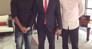 PSquare with Tony Elumelu