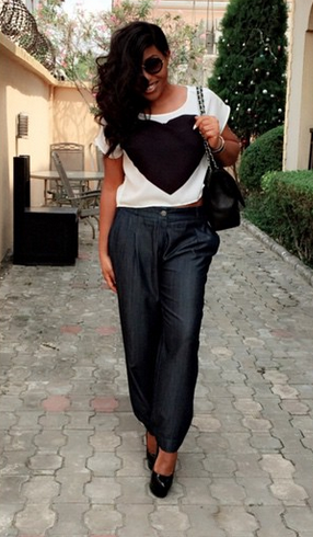 Rita Dominic steps out looking very stylish