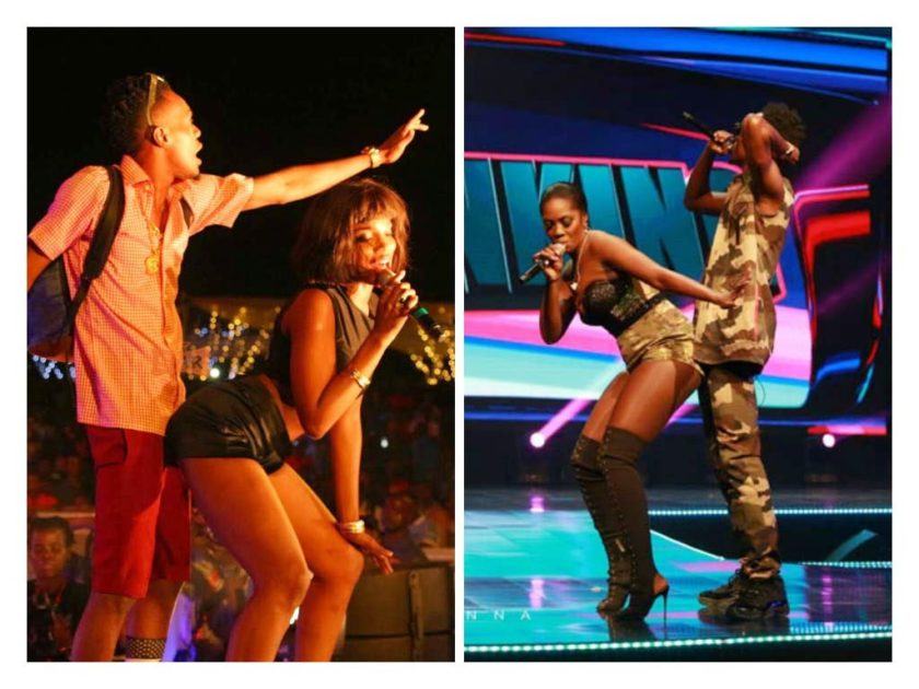 Just Like Tiwa, Seyi Shay Placed Her Bum On Patoranking's Groin