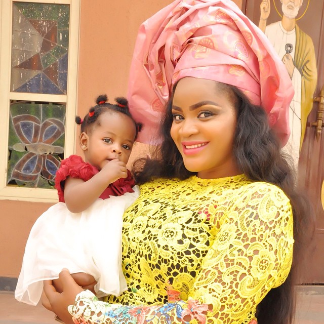 Uche Ogbodo and her daughter