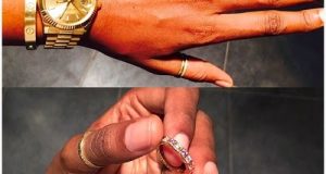 Yvonne Nelson flaunts her Cartier gold ring