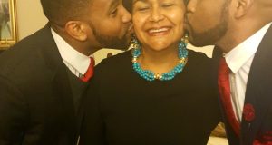 Banky W celebrates mum's birthday