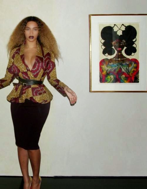 Beyonce stuns in Ankara 2015 NaijaVibe