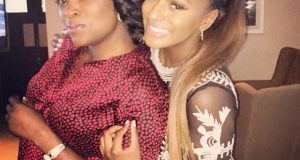 DJ Cuppy and Funke Akindele