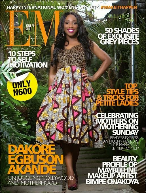 Dakore Akande Wows for EM 78th issue