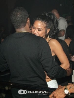 Diddy loved up with boo Cassie