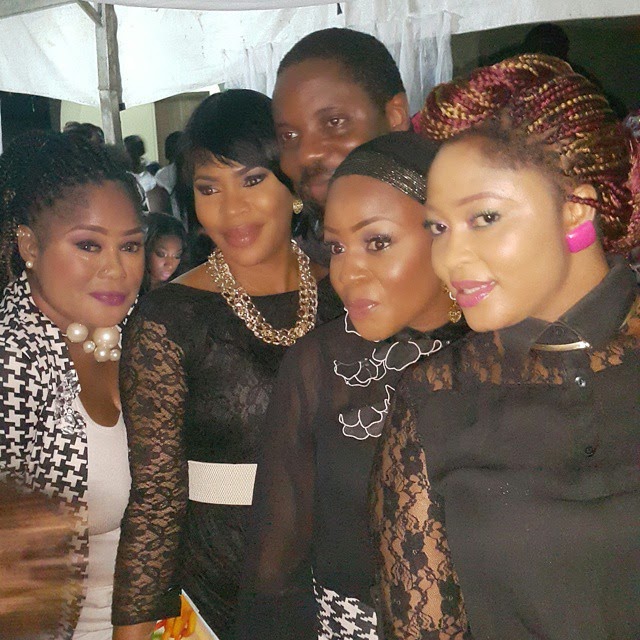 Friends at Moji Olaiya's 40th birthday party
