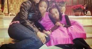 Georgina Onuoha with daughters