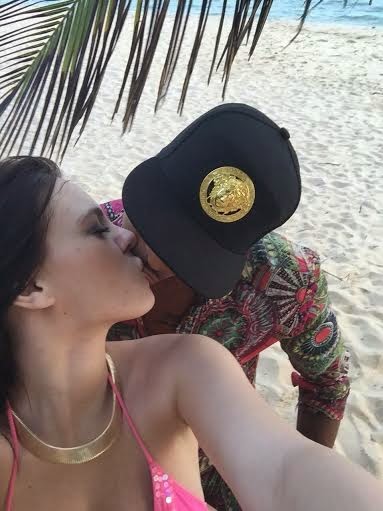 IK Ogbonna and Sonia Morales kiss