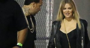 Khloe K, her butt & her man attend Between The Sheets show