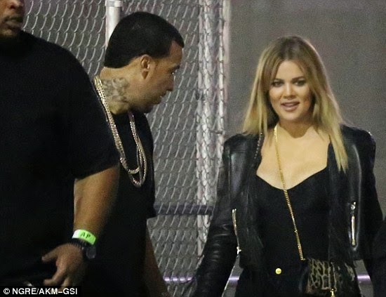 Khloe K, her butt & her man attend Between The Sheets show