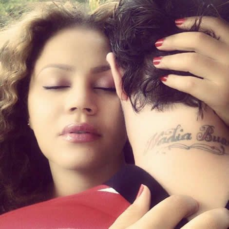 Nadia Buari and baby daddy