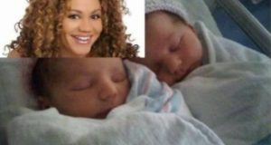 Nadia Buari's twin girls