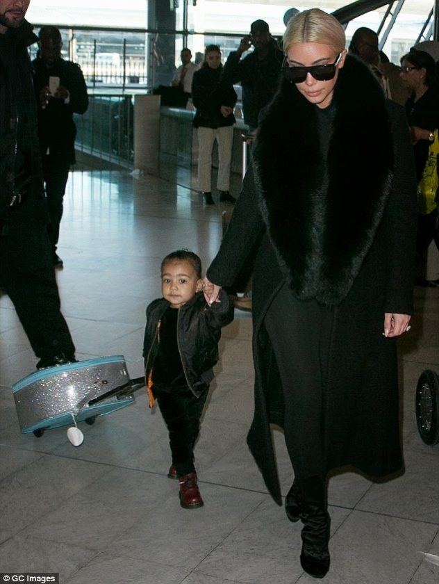 North West and Kim K
