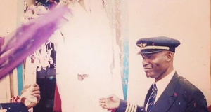 Omotola shares wedding photo