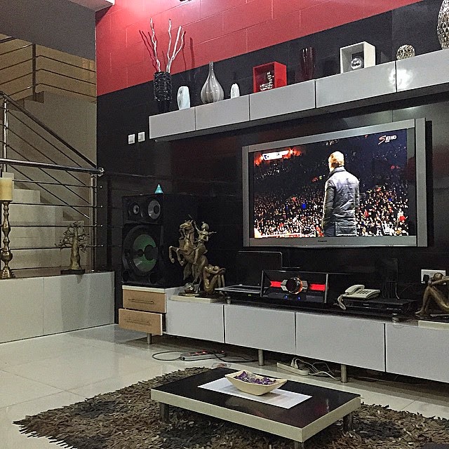 Peter Okoye shows off magnificient home