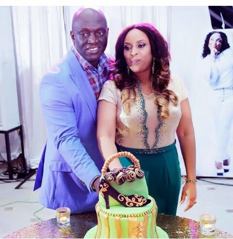 Sammie Okposo and wife