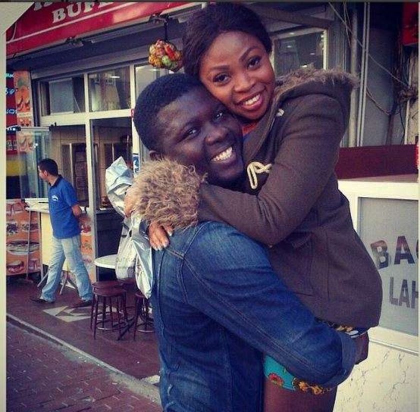 Seyi Law and wife