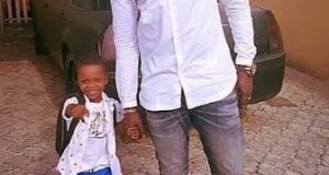 Yomi Casual and his cute son