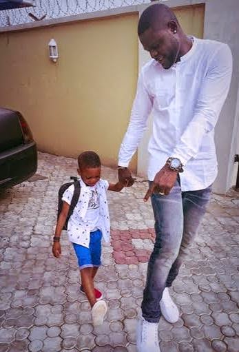Yomi Casual and his son