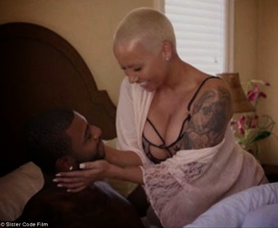 Amber Rose sex scenes in a new movie