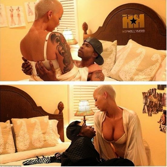 Amber Rose's steamy sex scenes in a new movie