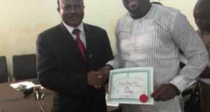 Desmond Elliot Receives Certificate Of Return From INEC