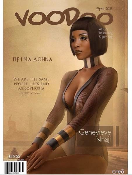 Genevieve Nnaji is Queen Cleopatra of Egypt on Voodoo Magazine