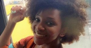 Genevieve Nnaji shows off her natural hair